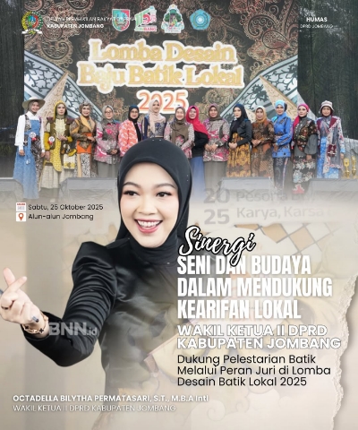 Wakil Ketua II DPRD Jombang Jadi Juri Lomba Desain Batik Lokal di Jombang Fest 2025