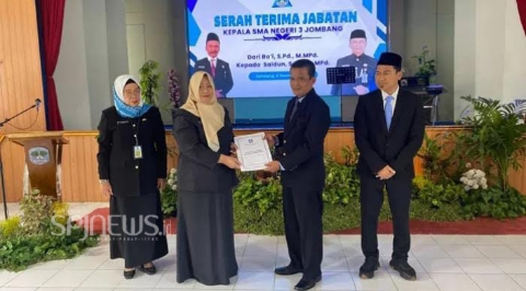 Saidun MMPd Nahkodai SMAN 3 Jombang, Fokus Genjot Prestasi dan Penguatan Seni